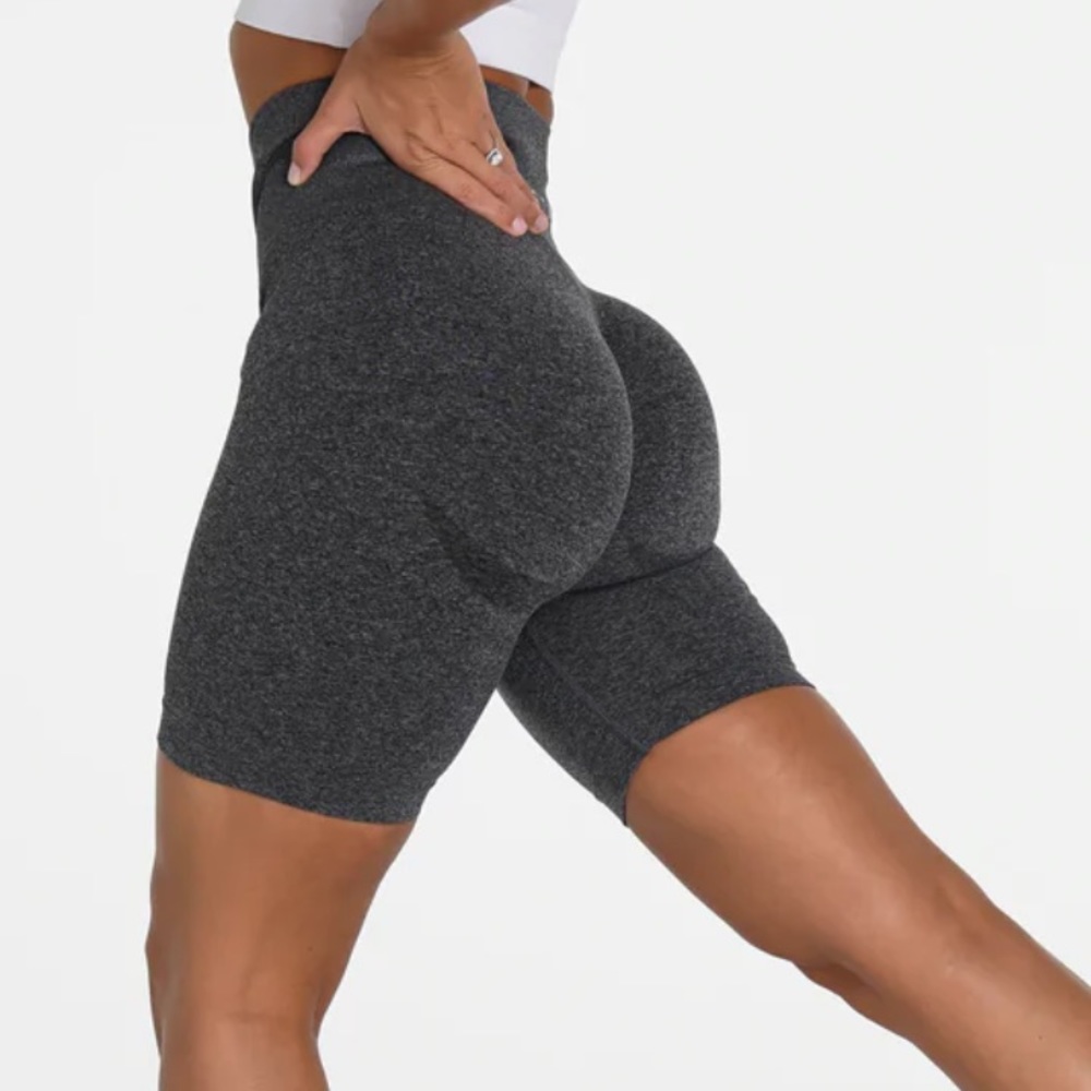 NVGTN Black Speckled Biker Shorts